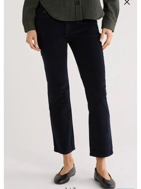 DL1961 Mara Mid Rise Ankle Straight Leg Corduroy Jeans